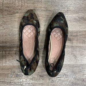 Vince Camuto Cow Hair Fur Camo Ballet Flats